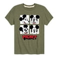 thumbnail image 1 of Mickey & Friends - Mickey Grid - Toddler And Youth Short Sleeve Graphic T-Shirt, 1 of 5