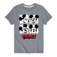 thumbnail image 1 of Mickey & Friends - Mickey Grid - Toddler And Youth Short Sleeve Graphic T-Shirt, 1 of 5