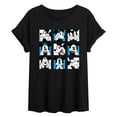 thumbnail image 1 of Mickey & Friends - Mickey Grid - Women's Oversized T-Shirt, 1 of 5