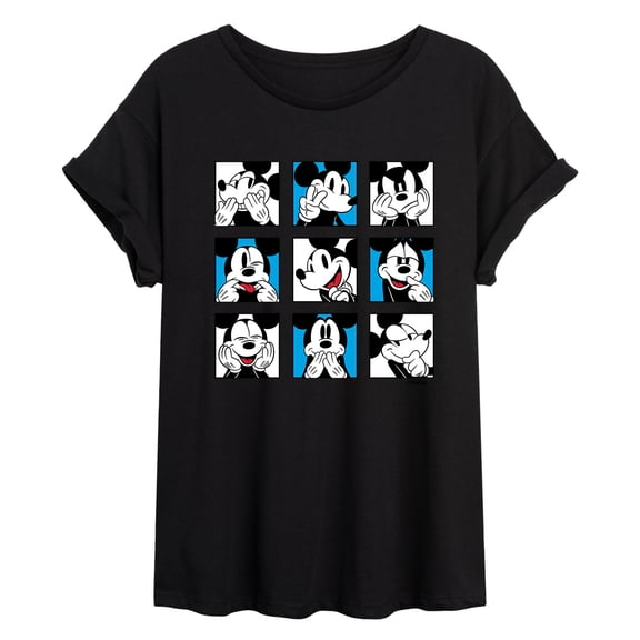 Mickey & Friends - Mickey Grid - Women's Oversized T-Shirt