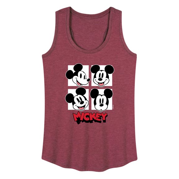 Mickey & Friends - Mickey Grid - Women's Racerback Tank Top