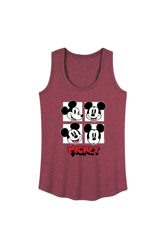 Mickey & Friends - Mickey Grid - Women's Racerback Tank Top