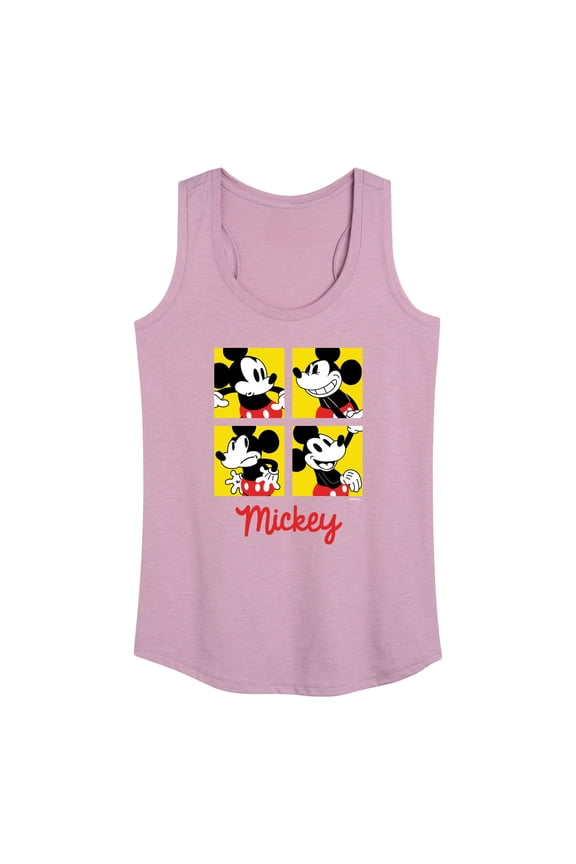 Mickey & Friends - Mickey Grid - Women's Racerback Tank Top