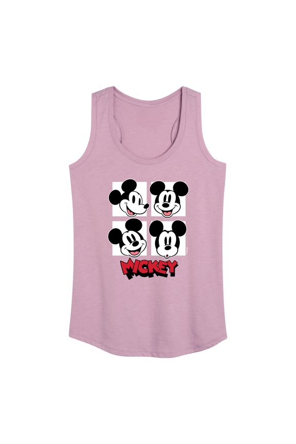 Mickey & Friends - Mickey Grid - Women's Racerback Tank Top
