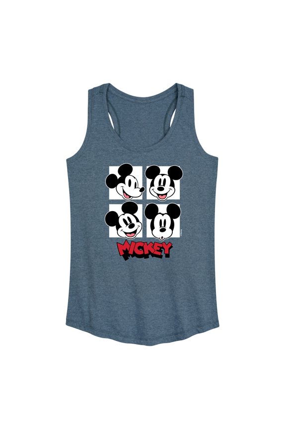 Mickey & Friends - Mickey Grid - Women's Racerback Tank Top