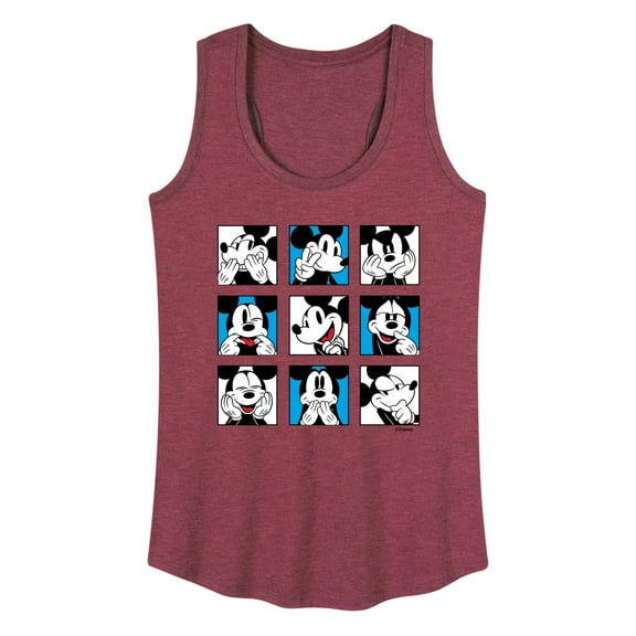 Mickey & Friends - Mickey Grid - Women's Racerback Tank Top