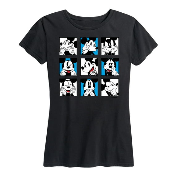 Mickey & Friends - Mickey Grid - Women's Short Sleeve Graphic T-Shirt