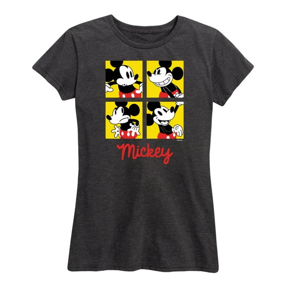 Mickey & Friends - Mickey Grid - Women's Short Sleeve Graphic T-Shirt