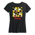 thumbnail image 1 of Mickey & Friends - Mickey Grid - Women's Short Sleeve Graphic T-Shirt, 1 of 5