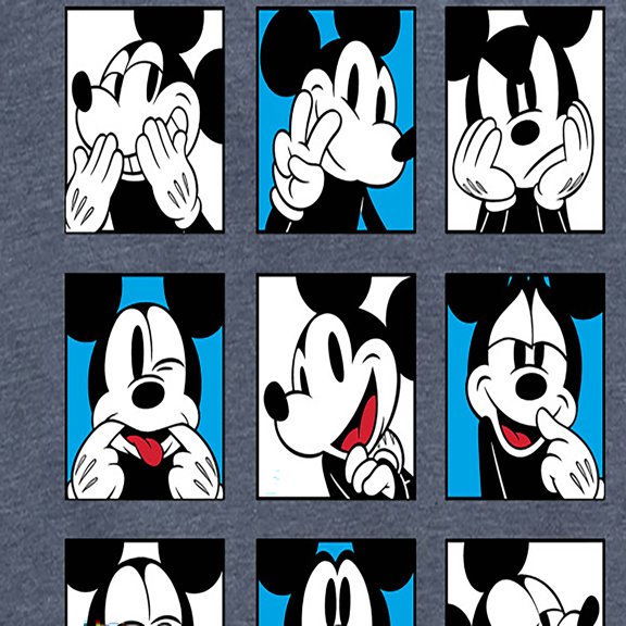 Mickey & Friends - Mickey Grid - Women's Short Sleeve Graphic T-Shirt