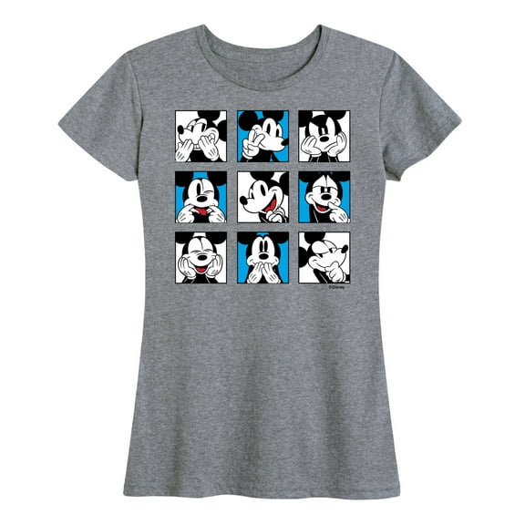 Mickey & Friends - Mickey Grid - Women's Short Sleeve Graphic T-Shirt