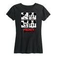 thumbnail image 1 of Mickey & Friends - Mickey Grid - Women's Short Sleeve Graphic T-Shirt, 1 of 5