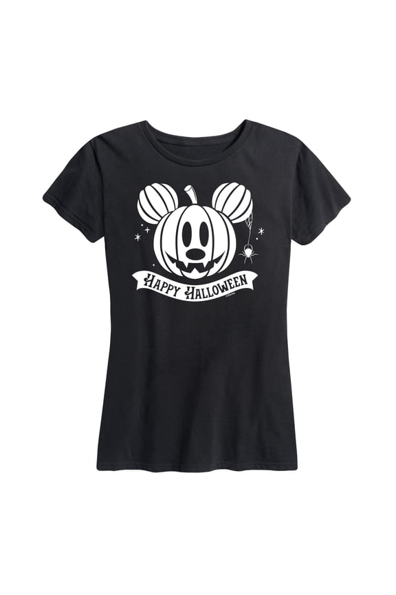 Mickey & Friends - Mickey Happy Halloween - Women's Short Sleeve Graphic T-Shirt