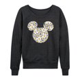 thumbnail image 1 of Mickey & Friends - Mickey Head Daisies - Women's Lightweight French Terry Long Sleeve Shirt, 1 of 5