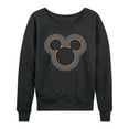 thumbnail image 1 of Mickey & Friends - Mickey Head Rainbow Outline - Women's Lightweight French Terry Long Sleeve Shirt, 1 of 5