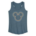 thumbnail image 1 of Mickey & Friends - Mickey Head Rainbow Outline - Women's Racerback Tank Top, 1 of 5