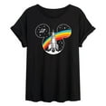 thumbnail image 1 of Mickey & Friends - Mickey Head Retro Space - Women's Oversized T-Shirt, 1 of 5