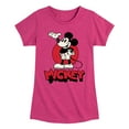 thumbnail image 1 of Mickey & Friends - Mickey Heritage - Toddler And Youth Girls Short Sleeve Graphic T-Shirt, 1 of 5