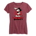 thumbnail image 1 of Mickey & Friends - Mickey Heritage - Women's Short Sleeve Graphic T-Shirt, 1 of 5