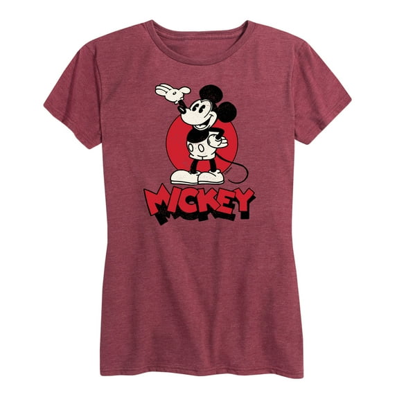 Mickey & Friends - Mickey Heritage - Women's Short Sleeve Graphic T-Shirt