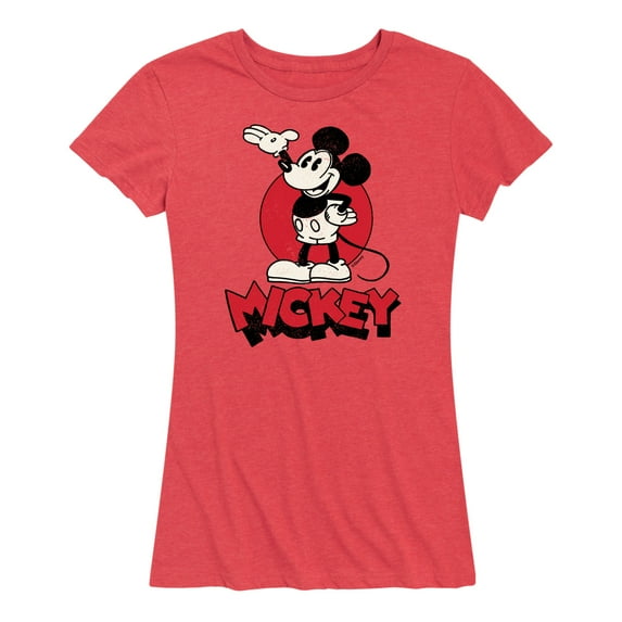 Mickey & Friends - Mickey Heritage - Women's Short Sleeve Graphic T-Shirt