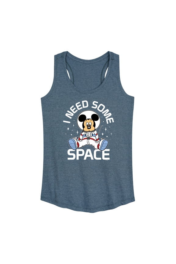 Mickey & Friends - Mickey I Need Some Space - Women's Racerback Tank Top