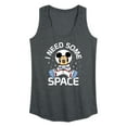 thumbnail image 1 of Mickey & Friends - Mickey I Need Some Space - Women's Racerback Tank Top, 1 of 5