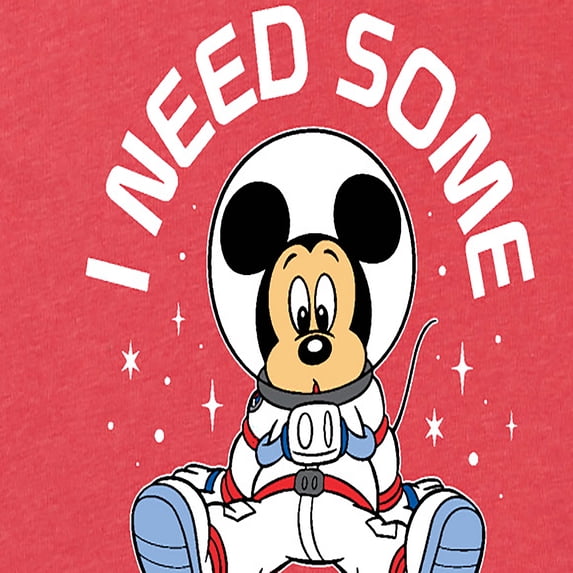 Mickey & Friends - Mickey I Need Some Space - Women's Short Sleeve Graphic T-Shirt