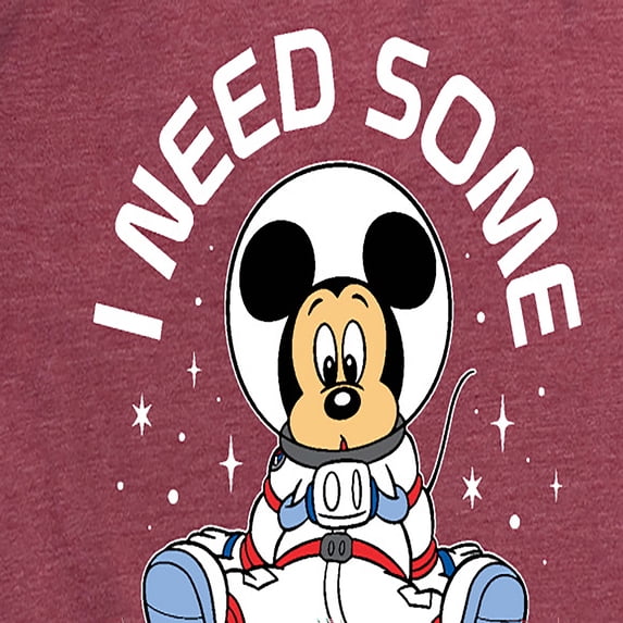 Mickey & Friends - Mickey I Need Some Space - Women's Short Sleeve Graphic T-Shirt