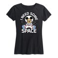 thumbnail image 1 of Mickey & Friends - Mickey I Need Some Space - Women's Short Sleeve Graphic T-Shirt, 1 of 5