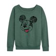 thumbnail image 1 of Mickey & Friends - Mickey Iconic Fill - Women's Lightweight French Terry Long Sleeve Shirt, 1 of 5