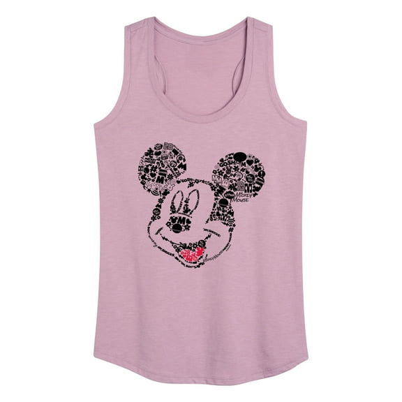 Mickey & Friends - Mickey Iconic Fill - Women's Racerback Tank Top