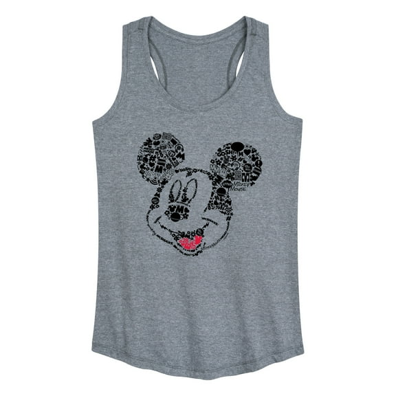 Mickey & Friends - Mickey Iconic Fill - Women's Racerback Tank Top