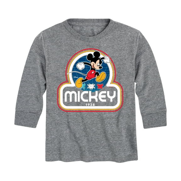 Mickey & Friends - Mickey Jump Retro - Toddler And Youth Long Sleeve Graphic T-Shirt