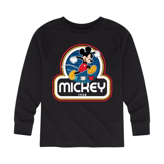 Mickey & Friends - Mickey Jump Retro - Toddler And Youth Long Sleeve Graphic T-Shirt
