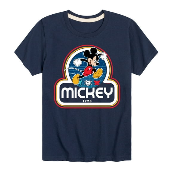 Mickey & Friends - Mickey Jump Retro - Toddler And Youth Short Sleeve Graphic T-Shirt