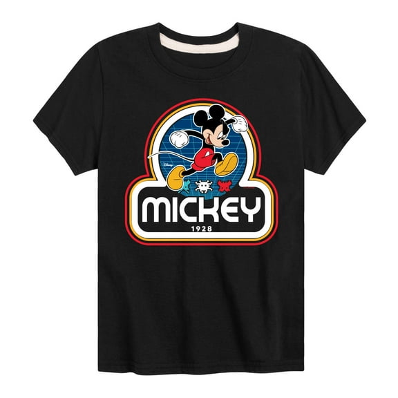 Mickey & Friends - Mickey Jump Retro - Toddler And Youth Short Sleeve Graphic T-Shirt