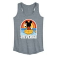 thumbnail image 1 of Mickey & Friends - Mickey Kayak Explore - Women's Racerback Tank Top, 1 of 4