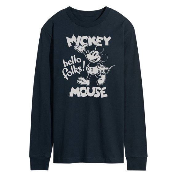 Mickey & Friends - Mickey Kind Is Cool - Men's Long Sleeve T-Shirt