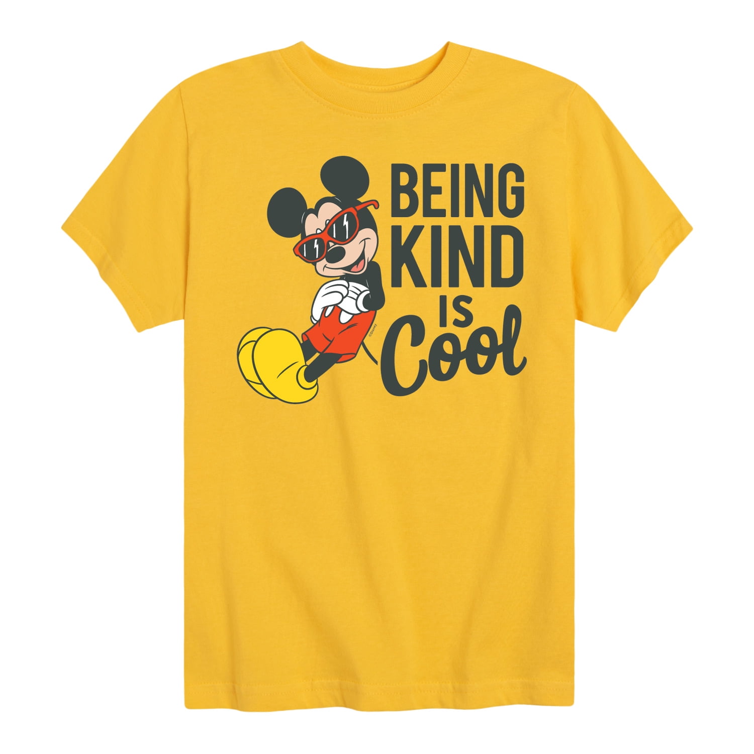 Mickey & Friends - Mickey Kind Is Cool - Toddler And Youth Short Sleeve ...