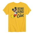 thumbnail image 1 of Mickey & Friends - Mickey Kind Is Cool - Toddler And Youth Short Sleeve Graphic T-Shirt, 1 of 5