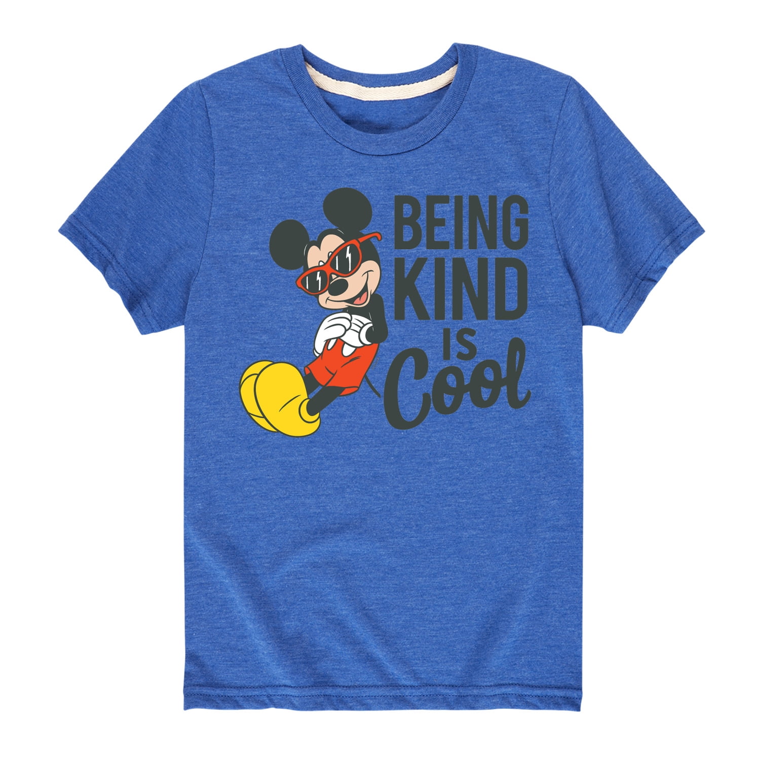 Mickey & Friends - Mickey Kind Is Cool - Toddler And Youth Short Sleeve ...