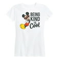 thumbnail image 1 of Mickey & Friends - Mickey Kind Is Cool - Women's Short Sleeve Graphic T-Shirt, 1 of 5