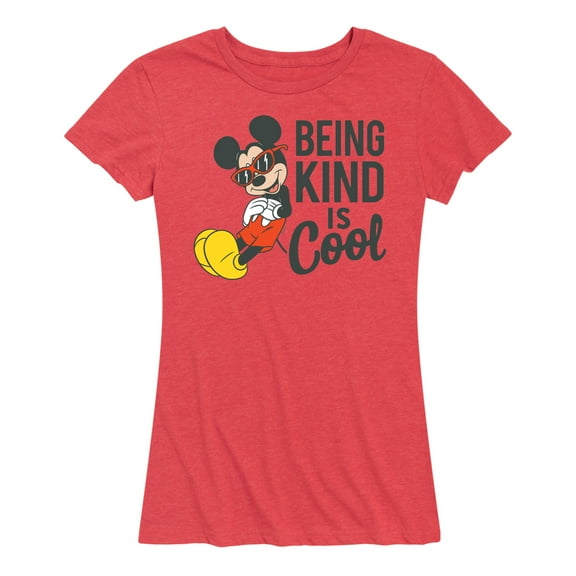 Mickey & Friends - Mickey Kind Is Cool - Women's Short Sleeve Graphic T-Shirt