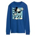 thumbnail image 1 of Mickey & Friends - Mickey Light Blue Vintage - Men's Long Sleeve T-Shirt, 1 of 5