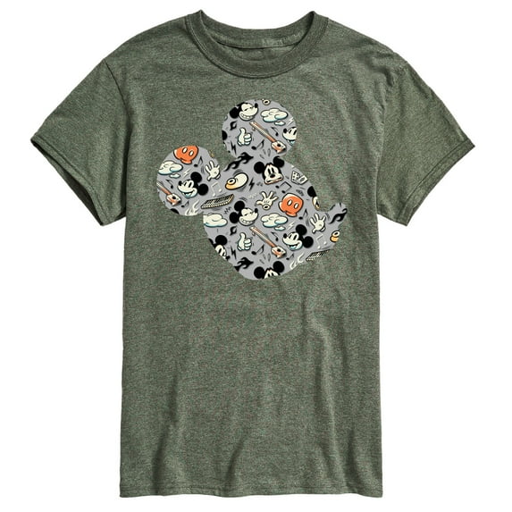 Mickey & Friends - Mickey Light Blue Vintage - Men's Short Sleeve Graphic T-Shirt