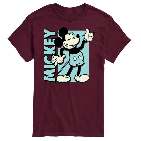 Mickey & Friends - Mickey Light Blue Vintage - Men's Short Sleeve Graphic T-Shirt
