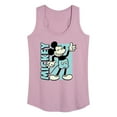 thumbnail image 1 of Mickey & Friends - Mickey Light Blue Vintage - Women's Racerback Tank Top, 1 of 5