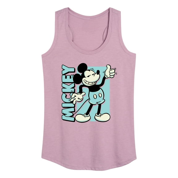 Mickey & Friends - Mickey Light Blue Vintage - Women's Racerback Tank Top