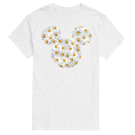 Mickey & Friends - Mickey Logo Daisy Art - Men's Short Sleeve Graphic T-Shirt